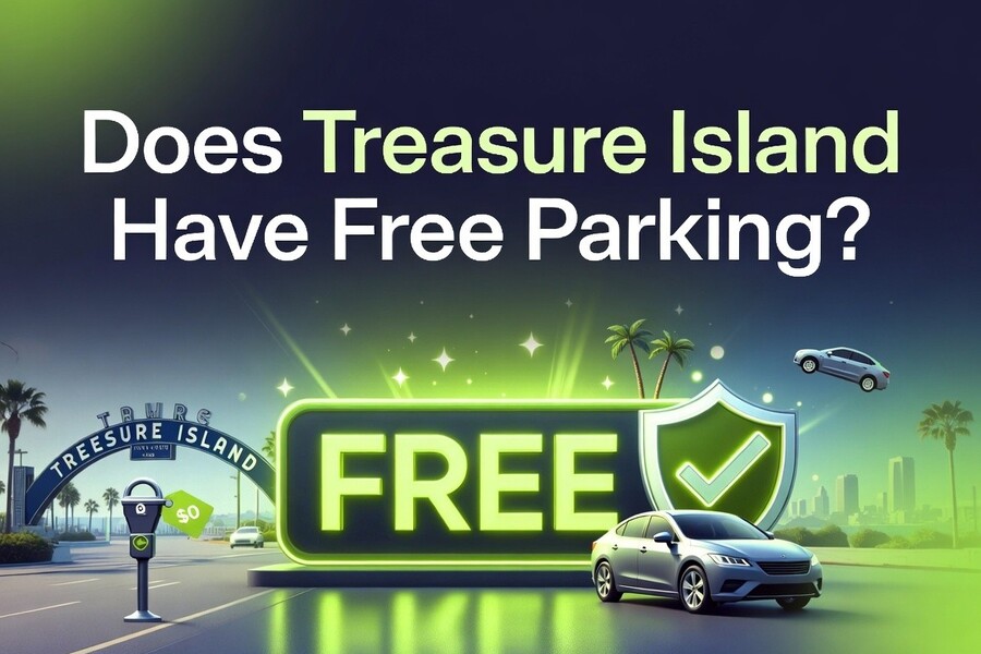does treasure island have free parking